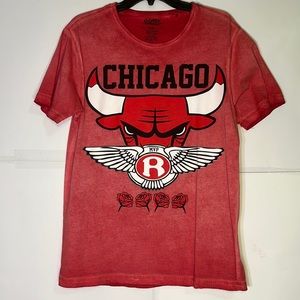 Men’s Chicago Bulls MVP Red Graphic Tee Size Large